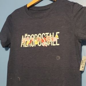 FLORAL AEROPOSTALE GRAPHIC TEE